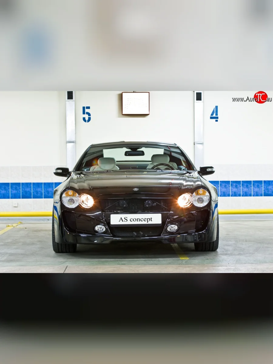 Передний бампер AS Concept Mercedes-Benz SL class R230 (2002-2008) (Неокрашенный)  в Воронеже Воронежской области