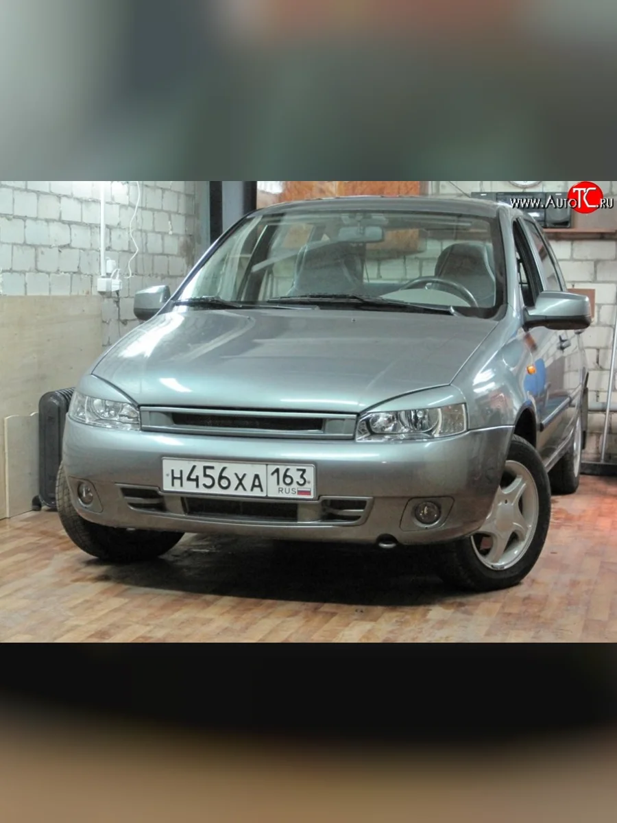 Решётка радиатора Sport Лада ВАЗ Калина Спорт 1119 (2008-2014) (Неокрашенная)  в Керчи Республика Крым