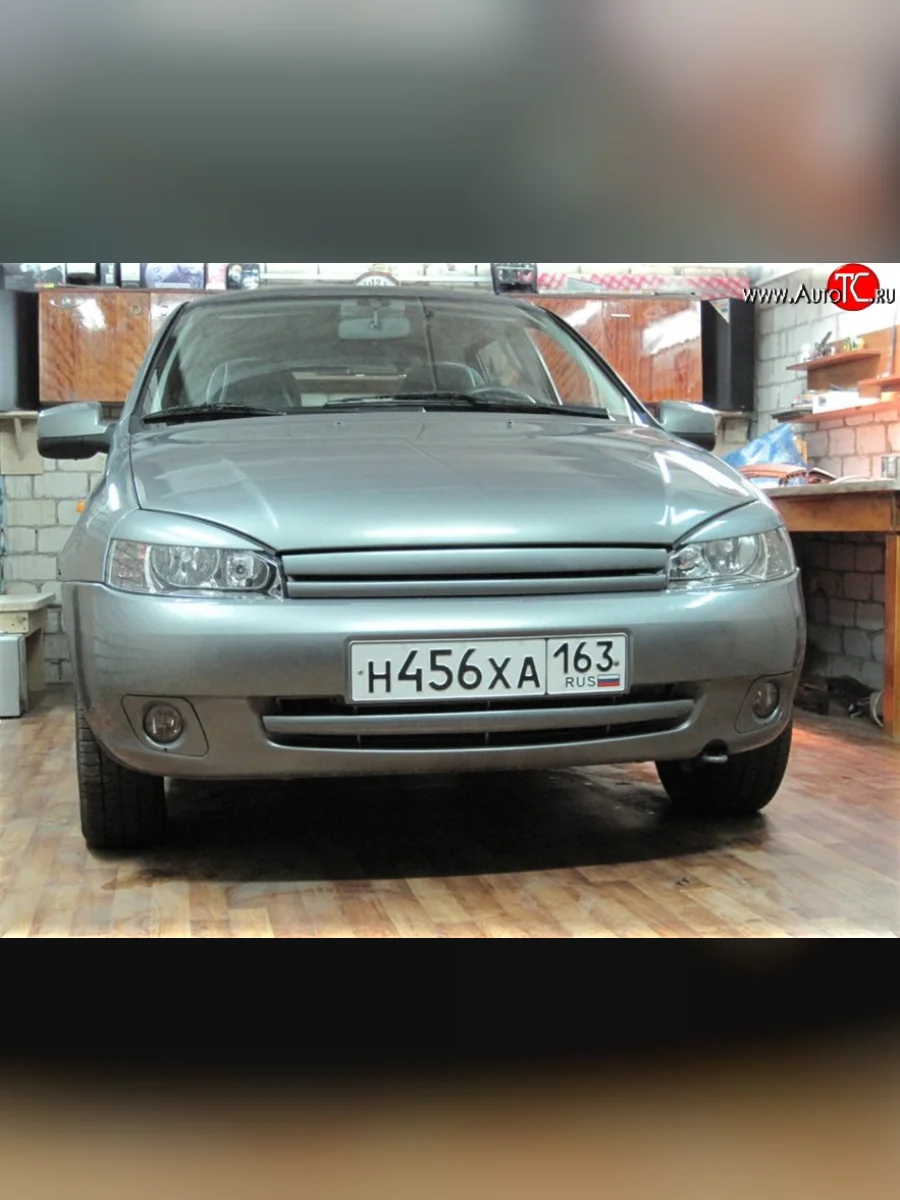 Вставка в нижнюю часть бампера КМ-I Лада ВАЗ Калина 1118 седан (2004-2013) (Неокрашенная)  в Самаре Самарской области