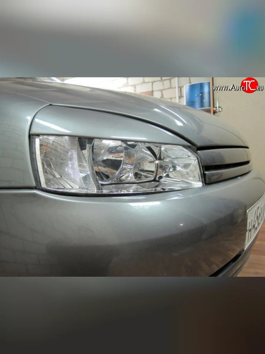 Реснички на фары Бора Лада ВАЗ Калина 1118 седан (2004-2013) (Неокрашенные)  в Перми Пермском крае