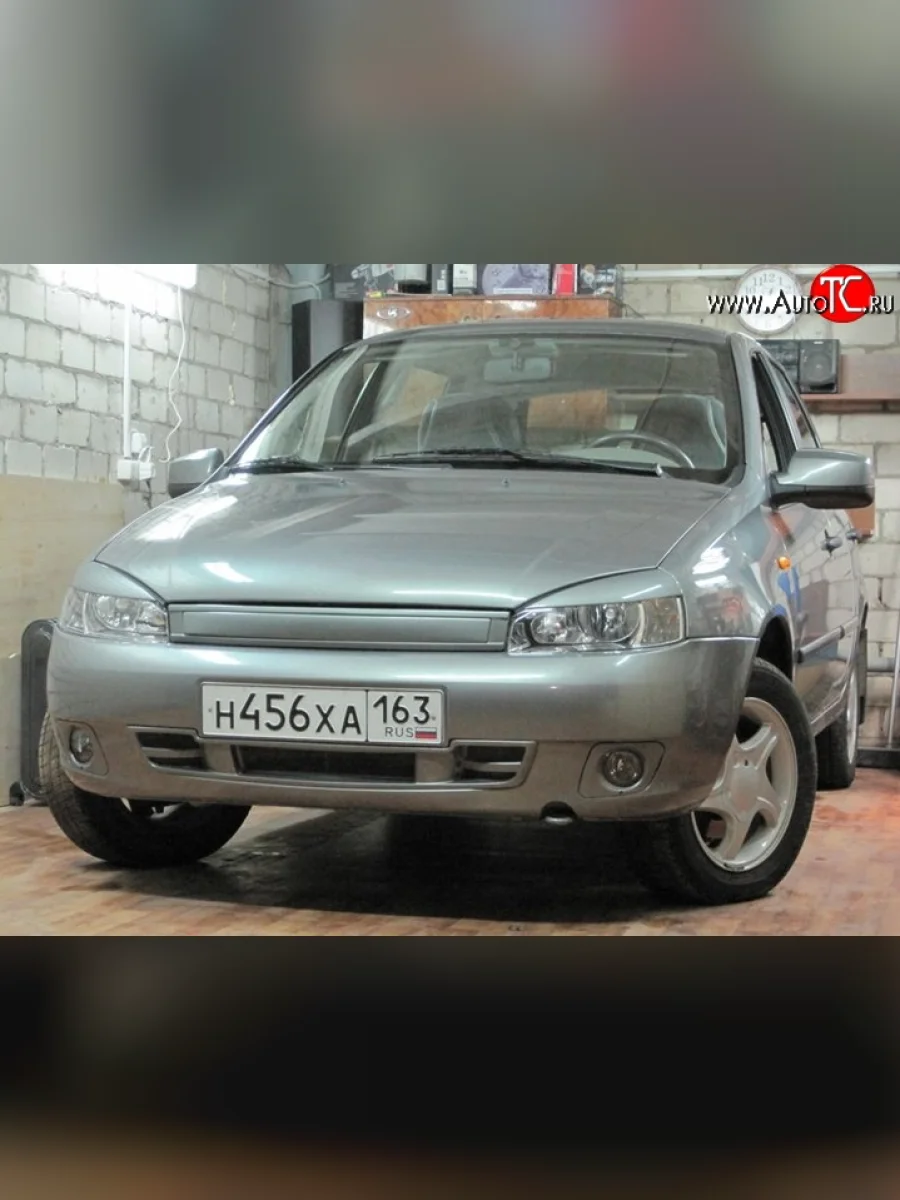 Вставка в нижнюю часть бампера Racing Style Лада ВАЗ Калина 1118 седан (2004-2013) (Неокрашенная)  в Самаре Самарской области