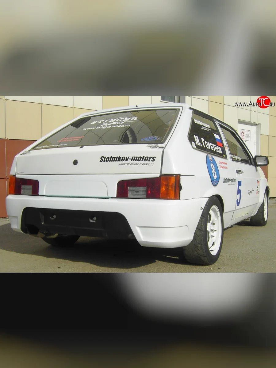 Задний бампер Evo Лада ВАЗ 2108 (1984-2003) (Неокрашенный)  с доставкой в г. Керчь