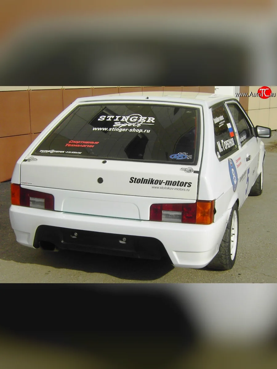 Накладка на задний номер Evo Лада ВАЗ 2109 (1987-2004) (Неокрашенная)  в Перми Пермском крае