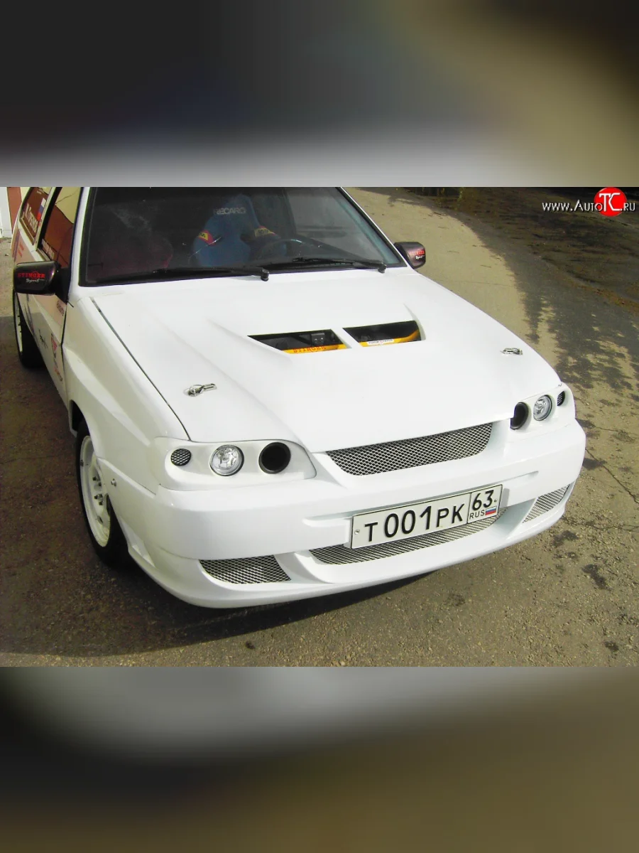 Пластиковый капот Evo Лада ВАЗ 2113 (2004-2013) (Неокрашенный)  в Перми Пермском крае