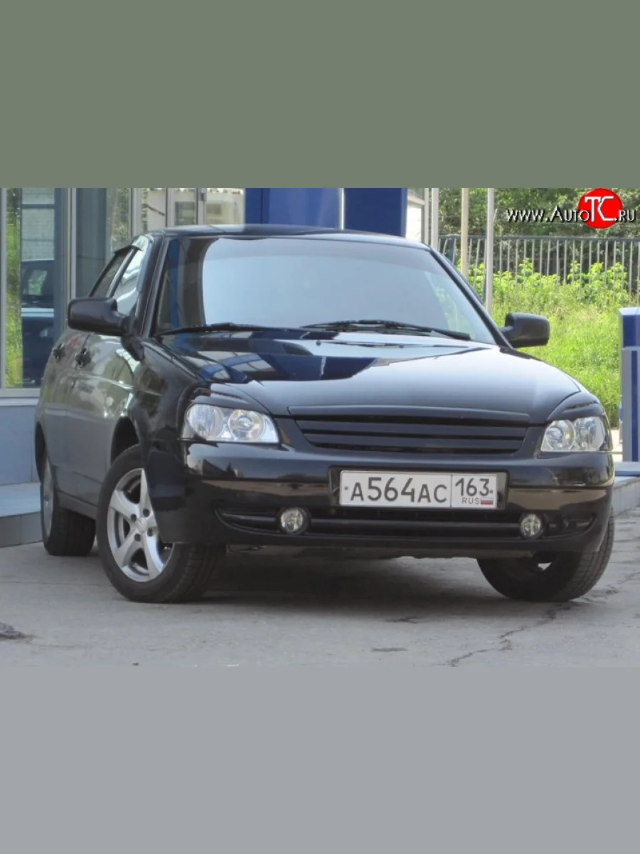 Реснички на фары Поло Лада ВАЗ Приора 2171 универсал дорестайлинг  (2008-2014) (Неокрашенные)  в Самаре Самарской области