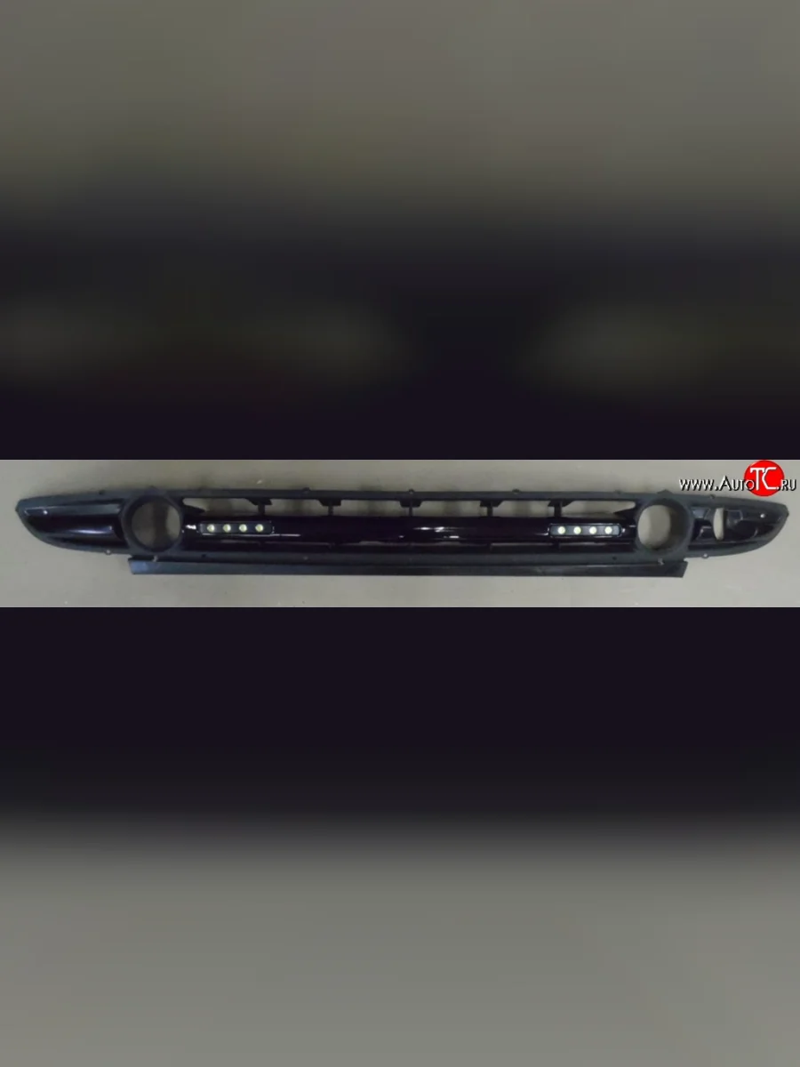 Вставка в нижнюю часть бампера Спорт Лада ВАЗ Приора 2171 универсал дорестайлинг  (2008-2014) (С дневными ходовыми огнями)  в Самаре Самарской области