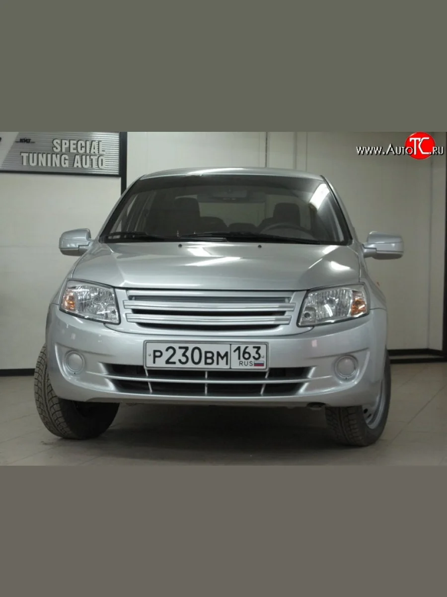 Накладки на зеркала Спорт Лада ВАЗ Гранта 2190 седан  дорестайлинг (2011-2017) (Неокрашенные)  в Самаре Самарской области