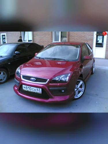 Накладка на передний бампер Снайпер Ford Focus 2 хэтчбэк 3 дв. дорестайлинг (2004-2007)