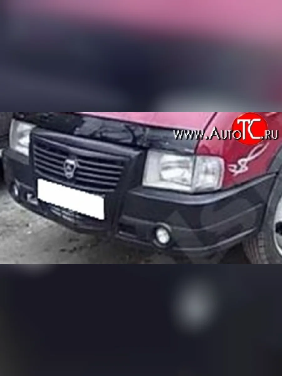 Передний бампер Бизнес ГАЗ Баргузин 2217 автобус дорестайлинг (1998-2002) (Неокрашенный)  в Керчи Республика Крым