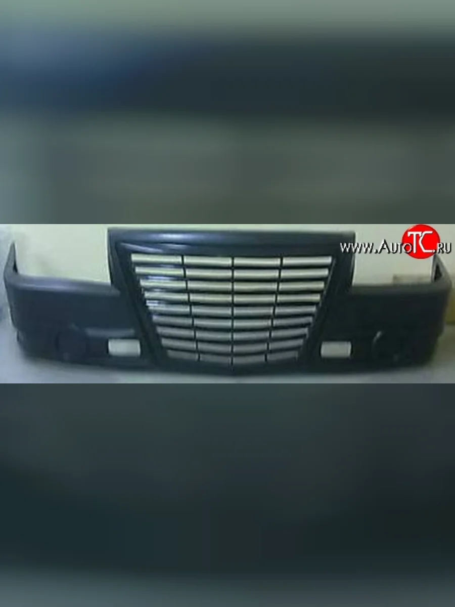 Передний бампер Коммерс ГАЗ ГАЗель 3221 дорестайлинг автобус (1996-2002) (Неокрашенный)  в Перми Пермском крае