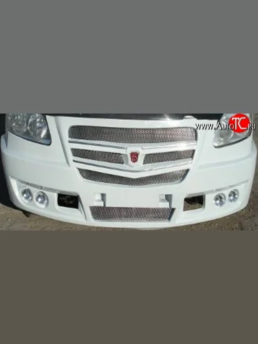 Передний бампер Мерседес ГАЗ ГАЗель 3302 1-ый рестайлинг бортовой  (2003-2010)