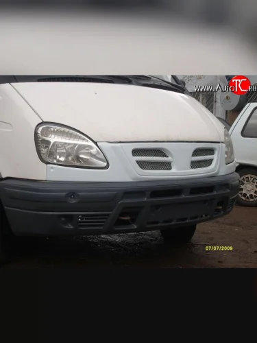 Решётка радиатора Ниссан стиль ГАЗ ГАЗель 3302 1-ый рестайлинг бортовой  (2003-2010)