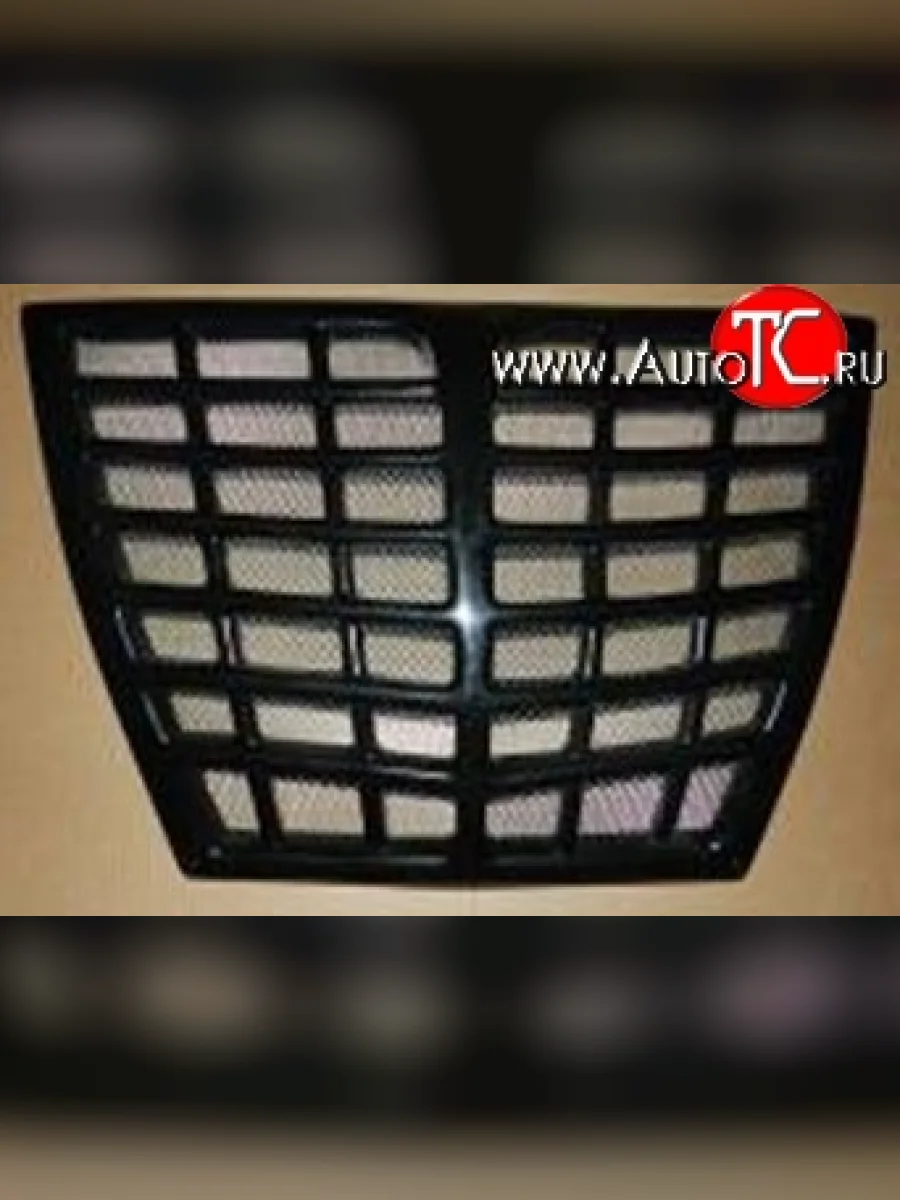 Вставка в нижнюю часть бампера Ауди v1 ГАЗ Соболь 2217 Бизнес автобус 2-ой рестайлинг автобус (2010-2025) (Неокрашенная)  в Перми Пермском крае