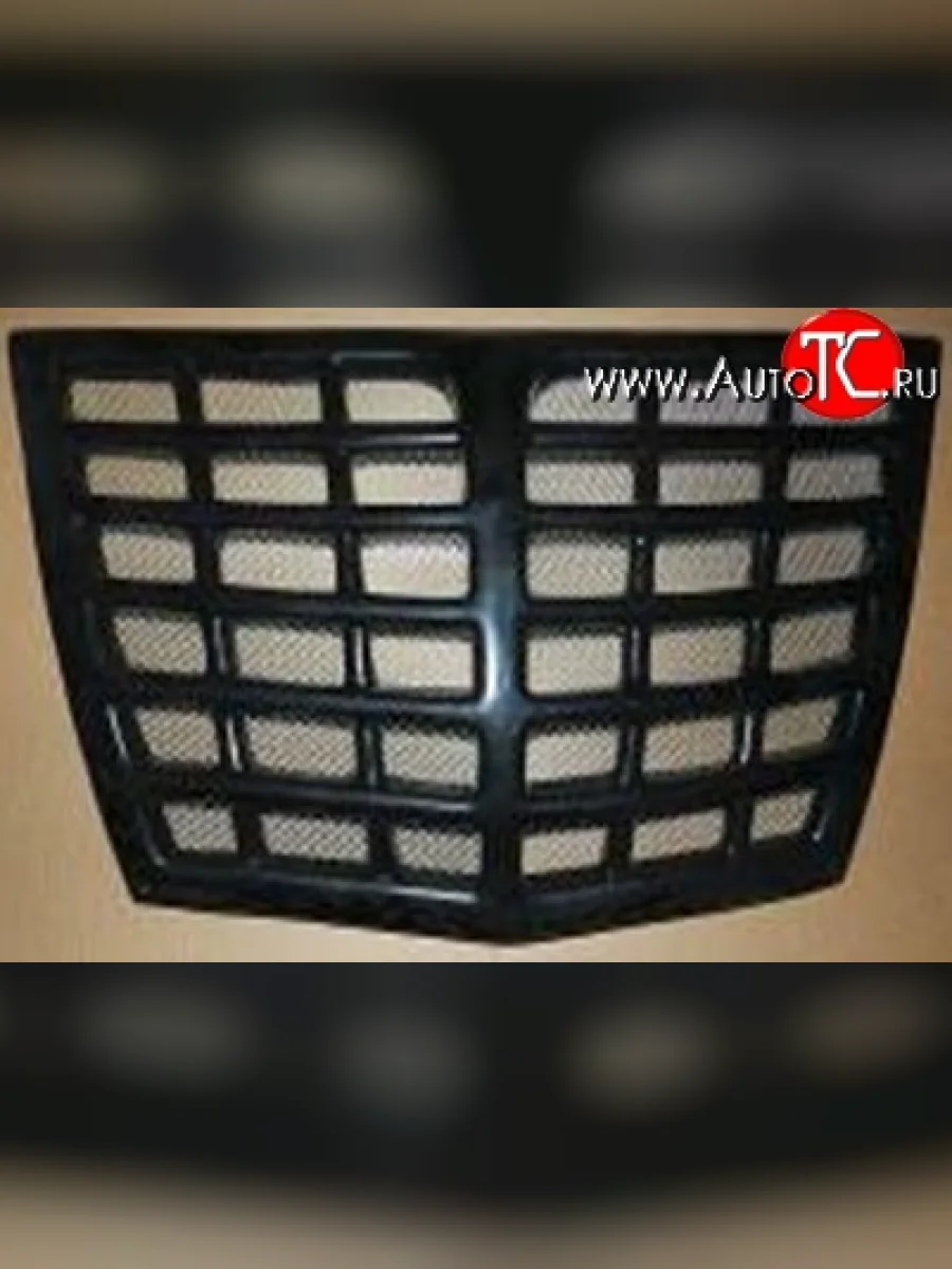 Вставка в нижнюю часть бампера Ауди v2 ГАЗ ГАЗель 3221 дорестайлинг автобус (1996-2002) (Неокрашенная)  в Перми Пермском крае