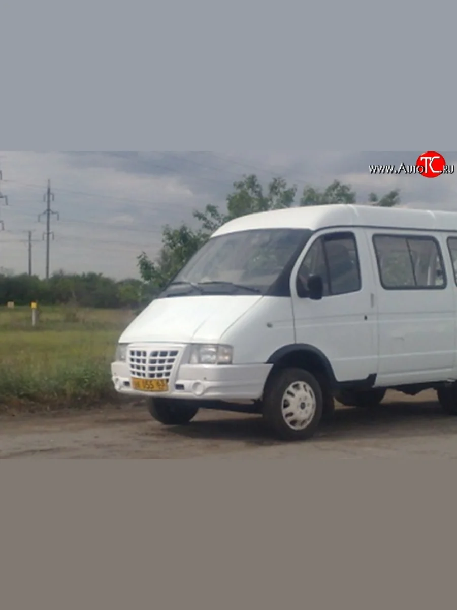 Передний бампер Old-Audi ГАЗ Соболь 2752 дорестайлинг цельнометаллический фургон (1998-2002) (Неокрашенный)  в Керчи Республика Крым