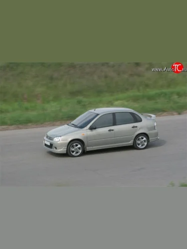 Пороги накладки Снайпер Лада ВАЗ Калина 1118 седан (2004-2013)