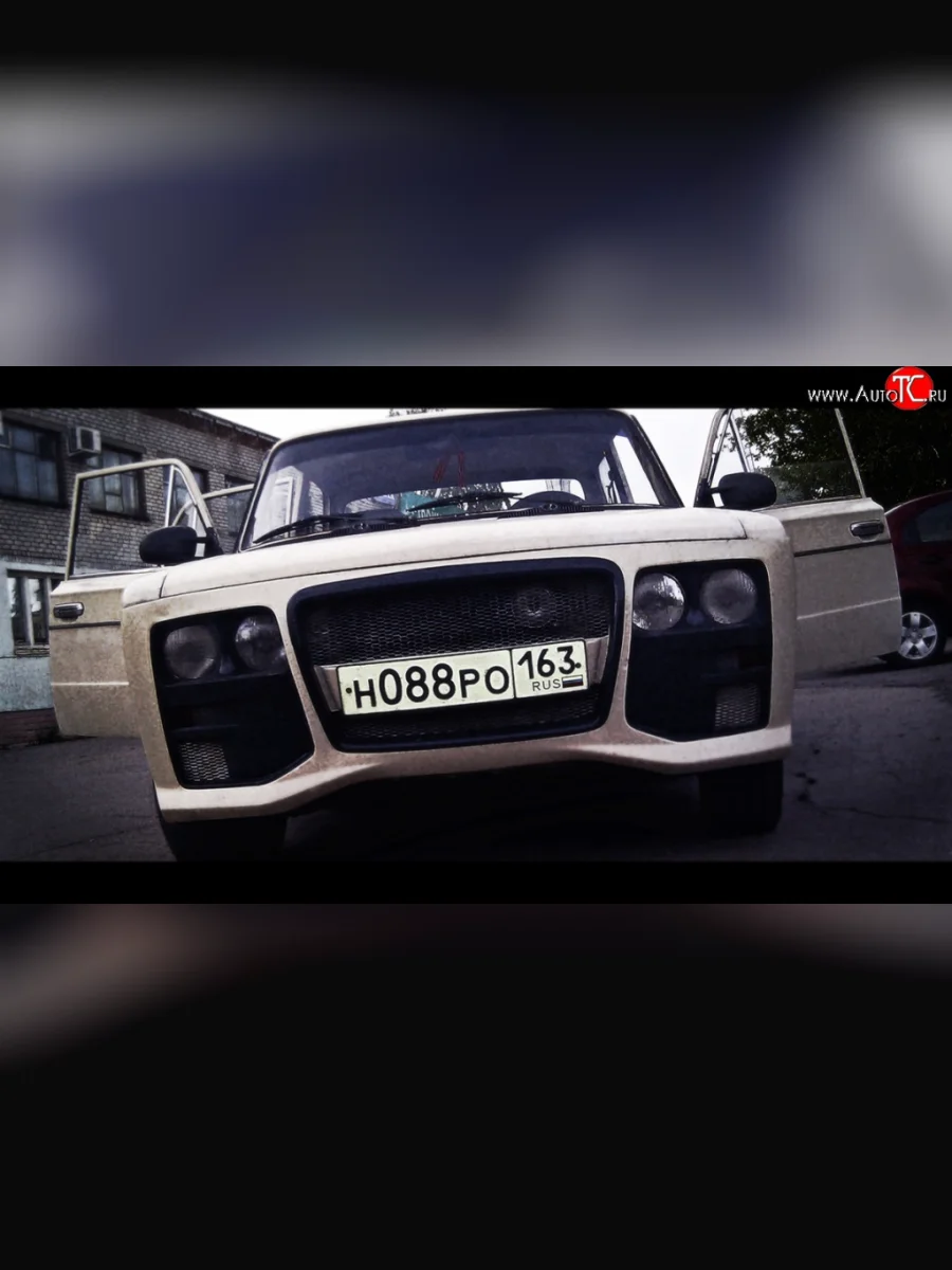 Передний бампер Я-робот Лада ВАЗ 2103 (1972-1984) (Неокрашенный)  в Керчи Республика Крым