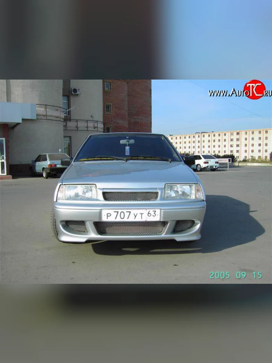 Передний бампер Снайпер Лада ВАЗ 2108 (1984-2003) (Неокрашенный)  в Самаре Самарской области