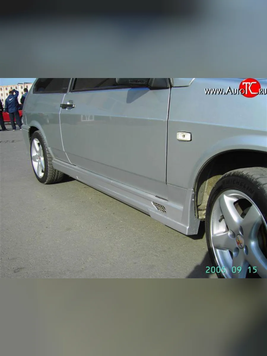 Пороги накладки Снайпер Лада ВАЗ 2113 (2004-2013) (Неокрашенные)  в Воронеже Воронежской области