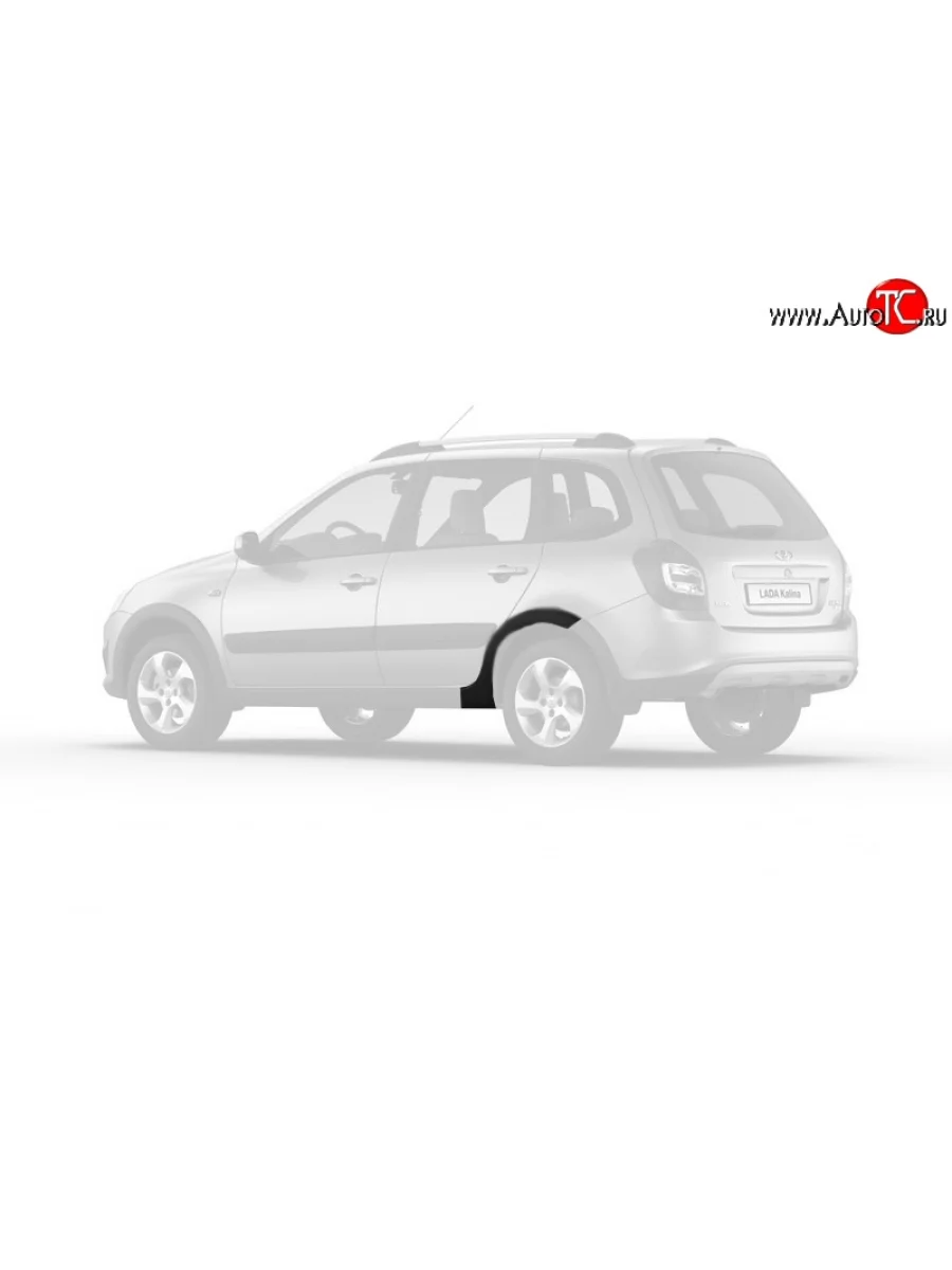 Накладка колёсной арки на заднее левое крыло Kalina Cross (для авто с 01.2014 по 02.2015) Лада ВАЗ Калина 2194 универсал (2014-2018)  в Самаре Самарской области