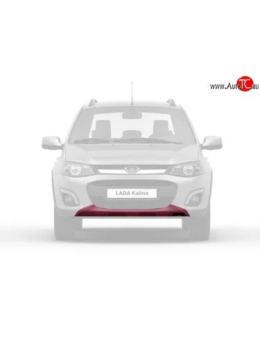 Центральная накладка на передний бампер Kalina Cross Лада ВАЗ Калина 2194 универсал (2014-2018)