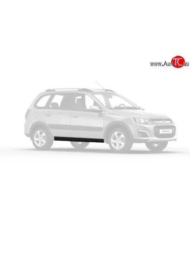 Правый порог Kalina Cross (для авто с 01.2014 по 02.2015) Лада ВАЗ Калина  2194 (2014-2018) универсал