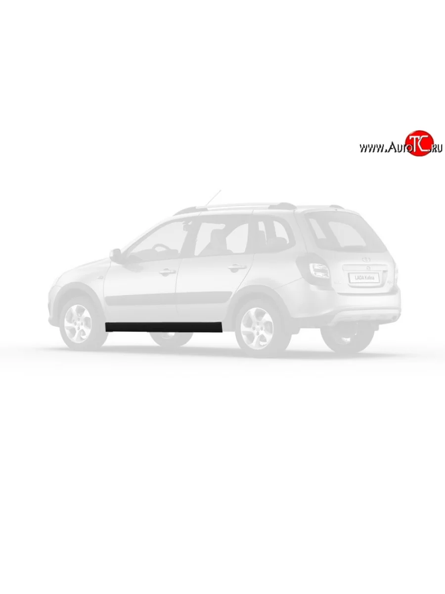 Левый порог Kalina Cross (для авто с 01.2014 по 02.2015) Лада ВАЗ Калина 2194 универсал (2014-2018)  в Керчи Республика Крым