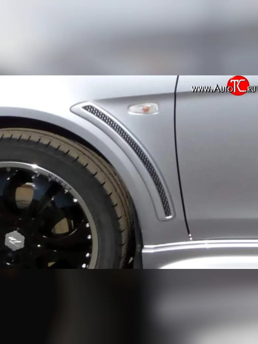 Комплект жабер на передние крылья Evo  Mitsubishi Lancer (2007-2017) 10 CY (Неокрашенный)  с доставкой в г. Керчь