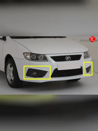 Боковая вставка в бампер Sport Lifan Solano  дорестайлинг (2010-2015)