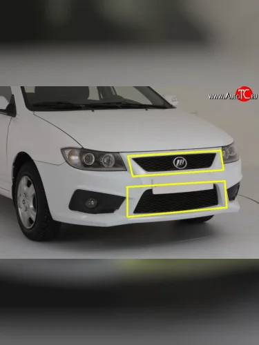 Сетки в передний бампер Sport Lifan Solano  дорестайлинг (2010-2015)