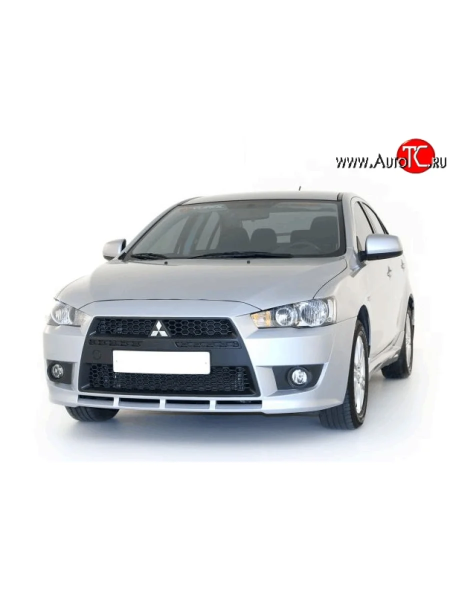 Передний бампер Standart Plus Mitsubishi Lancer 10 CY хэтчбэк дорестайлинг (2007-2010) (Неокрашенный)  с доставкой в г. Керчь