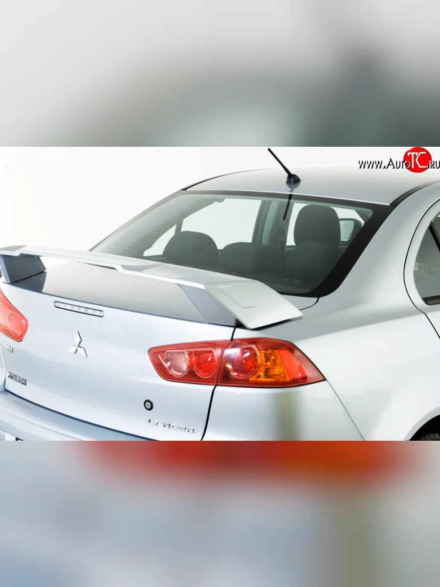 Спойлер Elegance Mitsubishi Lancer 10 CY седан рестайлинг (2011-2017) (Неокрашенный)  в Перми Пермском крае