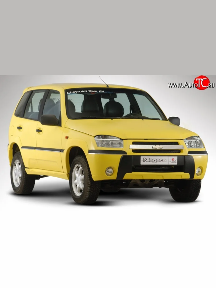 Передний бампер Ниагара Chevrolet Niva 2123 дорестайлинг (2002-2008) (Неокрашенный)  в Самаре Самарской области