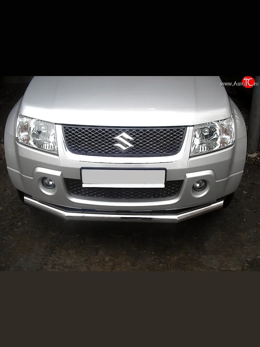 Одинарная защита переднего бампера SLITKOFF диаметром 70 мм  Suzuki Grand Vitara (2005-2008) JT 3 двери  в Самаре Самарской области