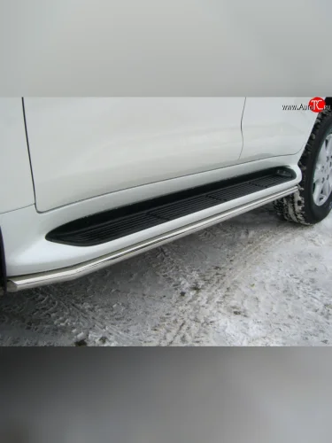 Защита порогов Russtal Lexus LX570 J200 дорестайлинг (2007-2012)