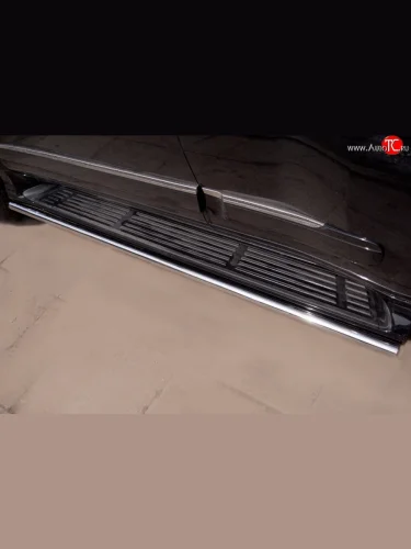 Защита порогов Russtal Lexus GX460 J150 дорестайлинг (2009-2013)