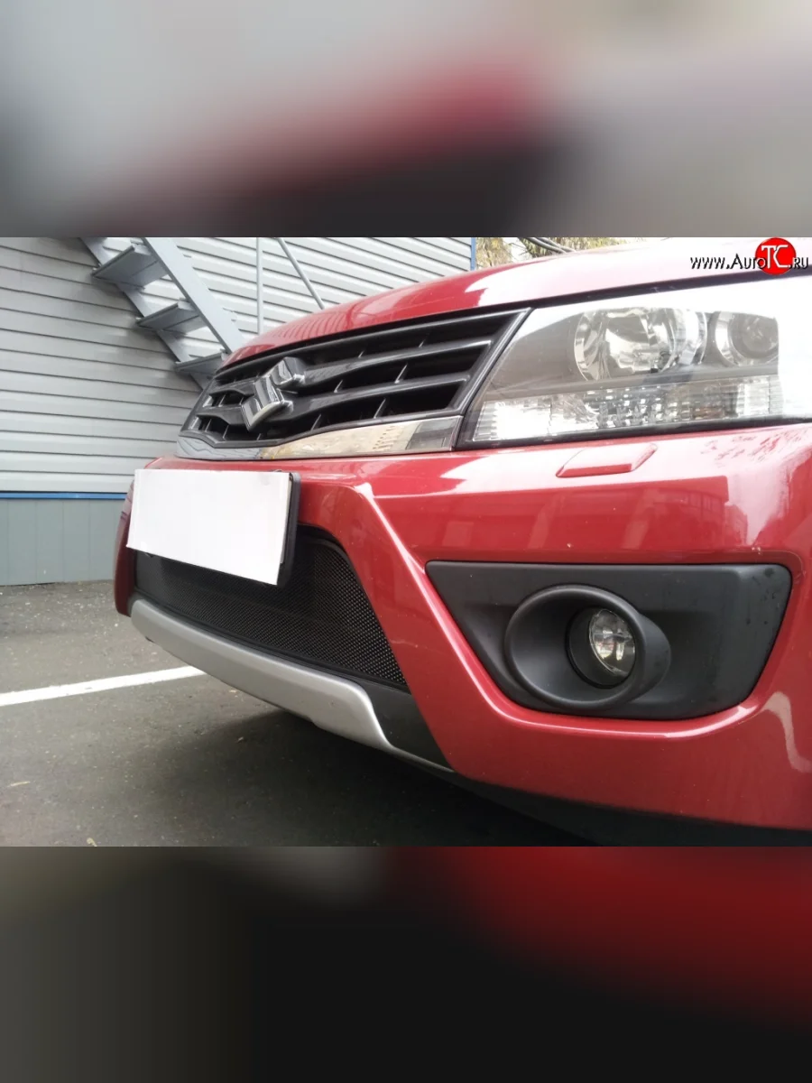 Сетка на бампер Russtal (черная) Suzuki Grand Vitara JT 3 двери 2-ой рестайлинг (2012-2016)  в Керчи Республика Крым