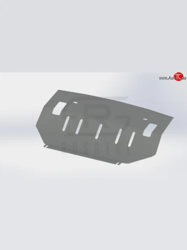 Защита радиатора Russtal Mitsubishi Pajero 4 V90 дорестайлинг (2006-2011)