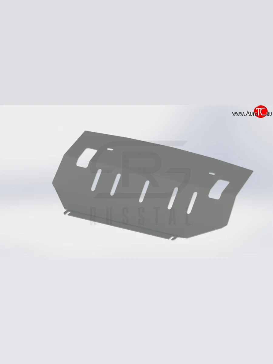 Защита радиатора Russtal Mitsubishi Pajero 4 V90 дорестайлинг (2006-2011)  с доставкой в г. Керчь