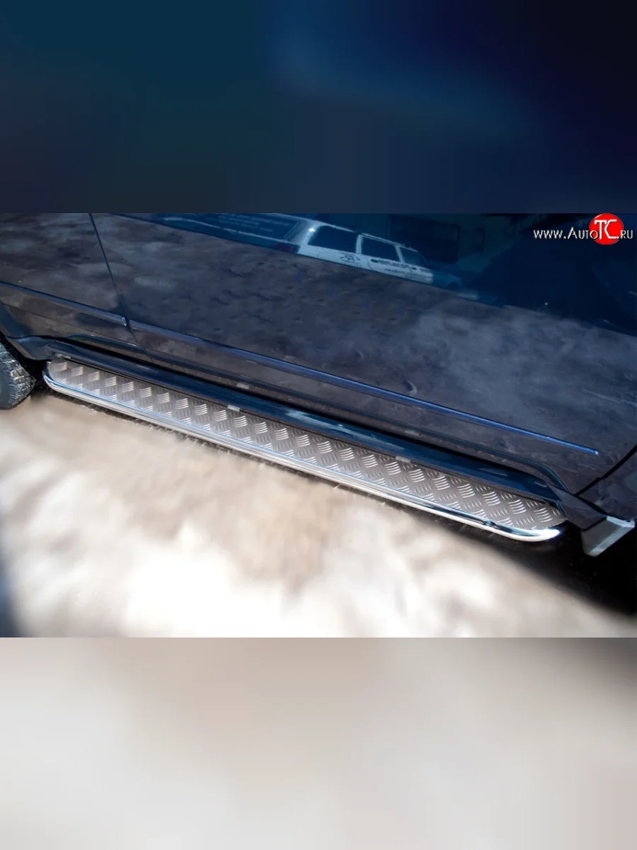 Широкая защита порогов Russtal Great Wall Hover H5 (2010-2017)  в Перми Пермском крае