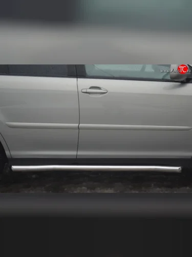 Защита порогов из круглой трубы диаметром 63 мм SLITKOFF Lexus RX330 XU30 (2003-2006)