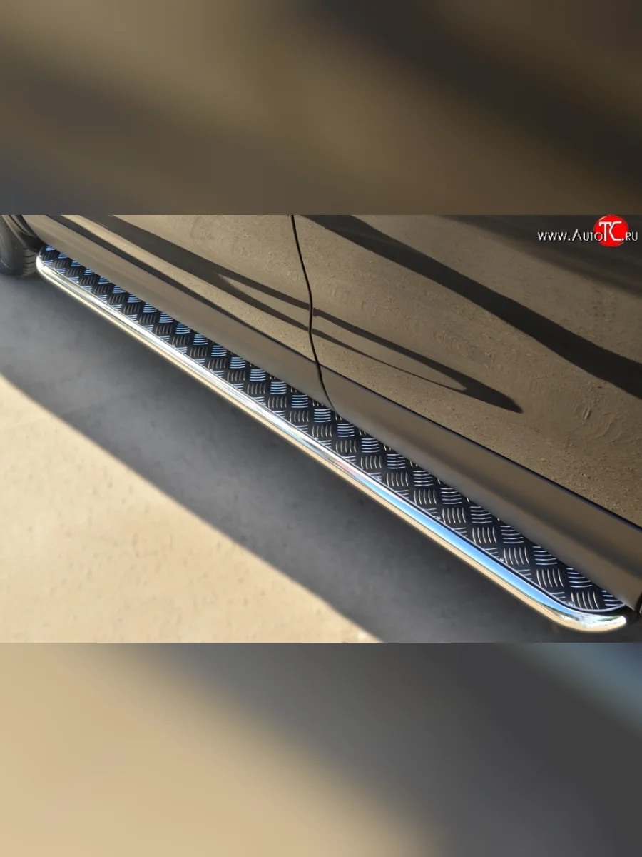 Широкая защита порогов SLITKOFF Nissan Qashqai 2 J11 дорестайлинг (2013-2019)  в Самаре Самарской области