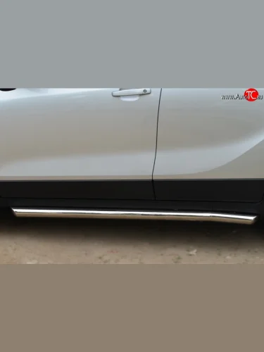 Защита порогов из круглой трубы диаметром 63 мм Russtal Opel Mokka  дорестайлинг (2012-2016)