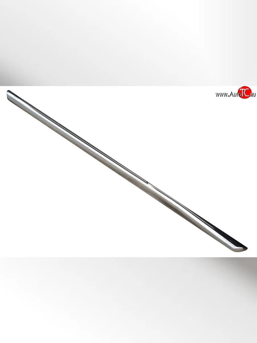 Защита порогов из круглой трубы диаметром 63 мм (рестайлинг) Russtal Suzuki Jimny JB23/JB43 дорестайлинг (1998-2001) (Защита порогов с со скосами на торцах (вариант 1))  с доставкой в г. Керчь