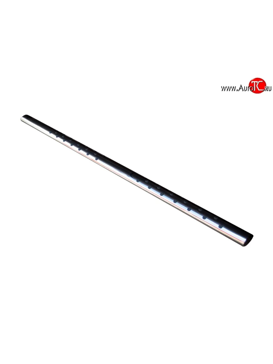 Защита порогов для ног из овальной трубы диаметром 75x42 мм (Sport & Style) Russtal Volkswagen Tiguan NF рестайлинг (2011-2017)  в Керчи Республика Крым