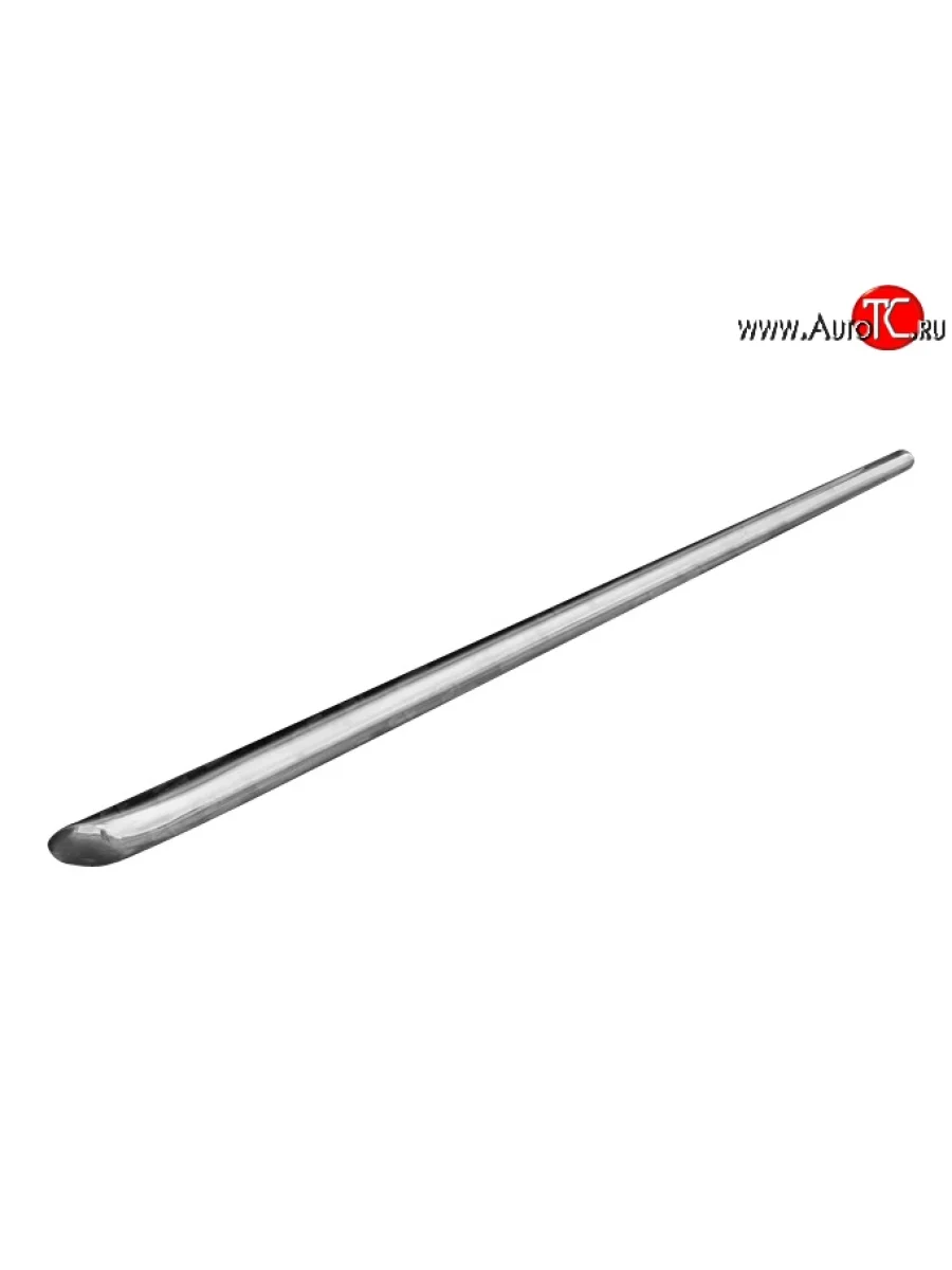 Защита порогов из круглой трубы диаметром 42 мм (рестайлинг) SLITKOFF  Toyota Land Cruiser (2012-2015) 200  в Самаре Самарской области