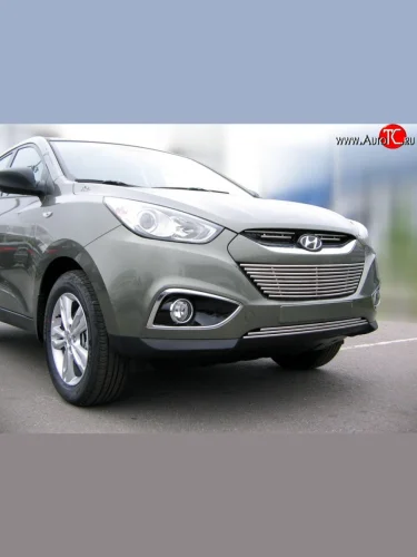 Нижняя декоративная вставка воздухозаборника Berkut Hyundai IX35 LM дорестайлинг (2009-2013)