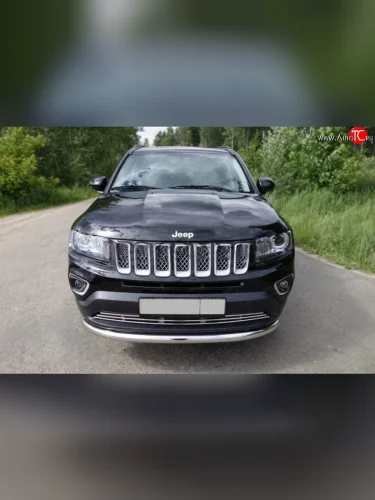 Декоративная вставка воздухозаборника Berkut Jeep Compass MK рестайлинг (2011-2015)