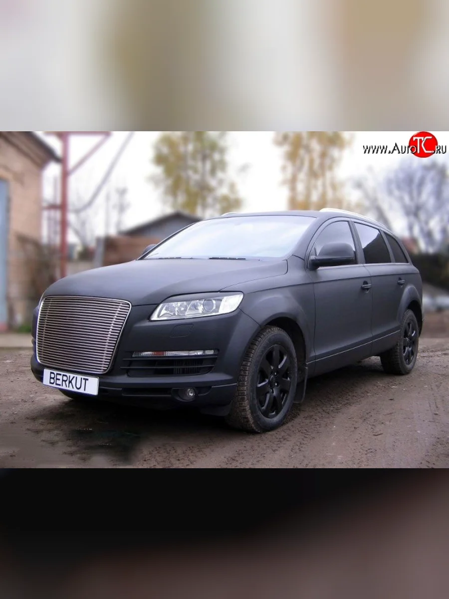 Декоративная вставка воздухозаборника Berkut Audi Q7 4L дорестайлинг (2005-2009)  с доставкой в г. Керчь
