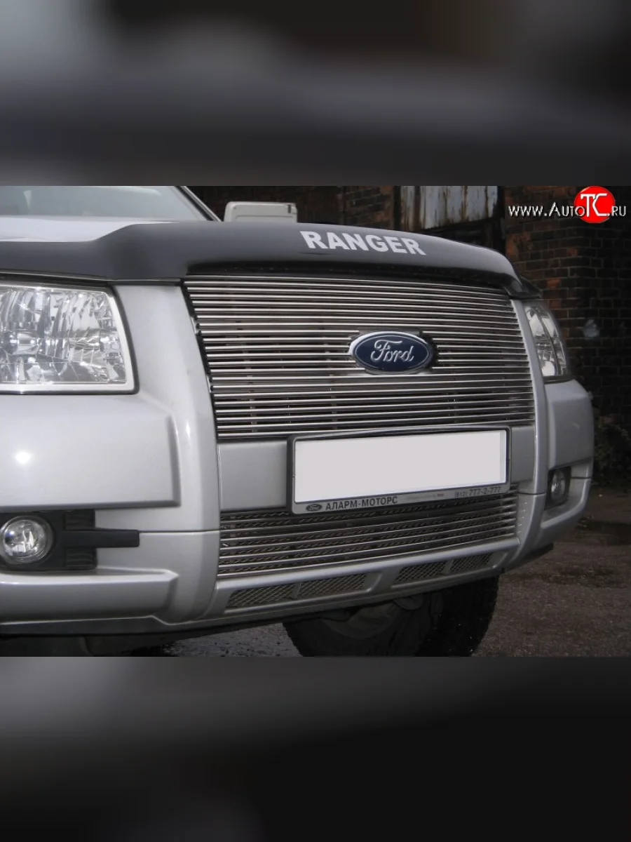 Декоративная вставка воздухозаборника Berkut Ford Ranger дорестайлинг (2006-2009)  с доставкой в г. Керчь
